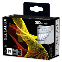 2er-Pack BELLALUX GU10 LED Spot 4.3W 36° warmweiss...