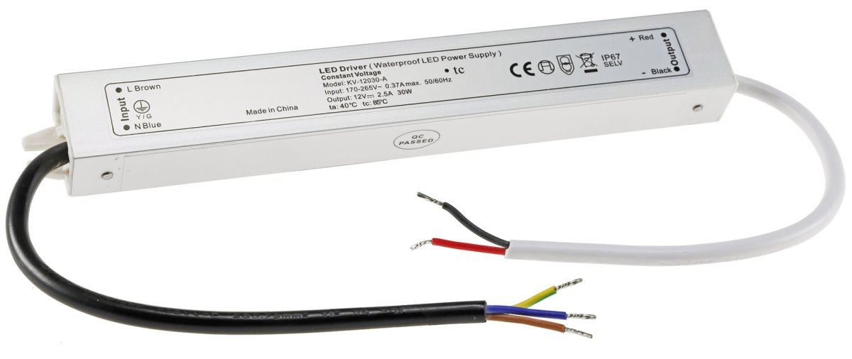 Elektronischer LED Transformator 0,5 -> 12 Watt für LED Lampen