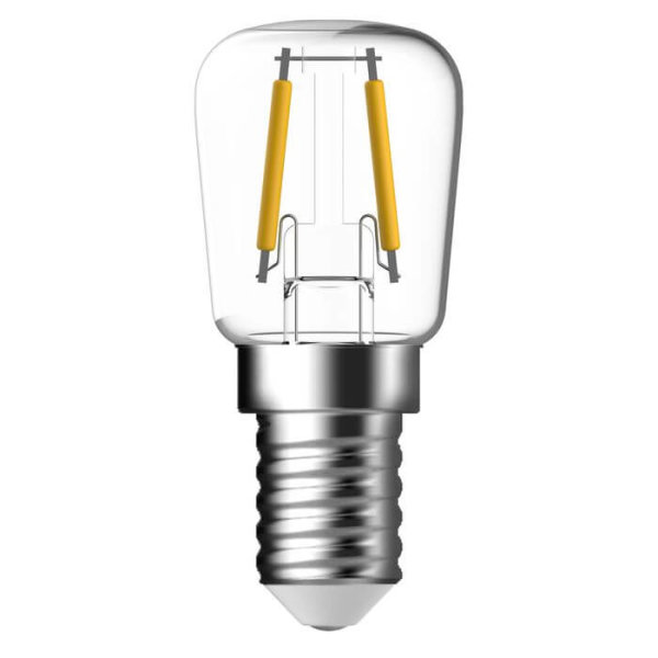 Nordlux Avra Eckig LED 2W extra-warmweiss E27 Lampe 2200K A Bernstein