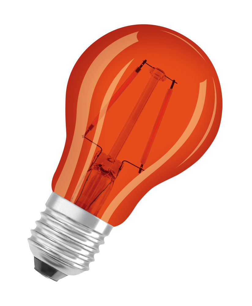 Filament 2,5W matt/farbig E27 Decor Birne orange LED wie STAR 1 OSRAM