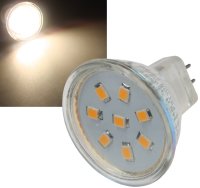 LED Strahler MR11, 8x 2835 SMD LEDs 12V, 2W, 169 Lumen,...