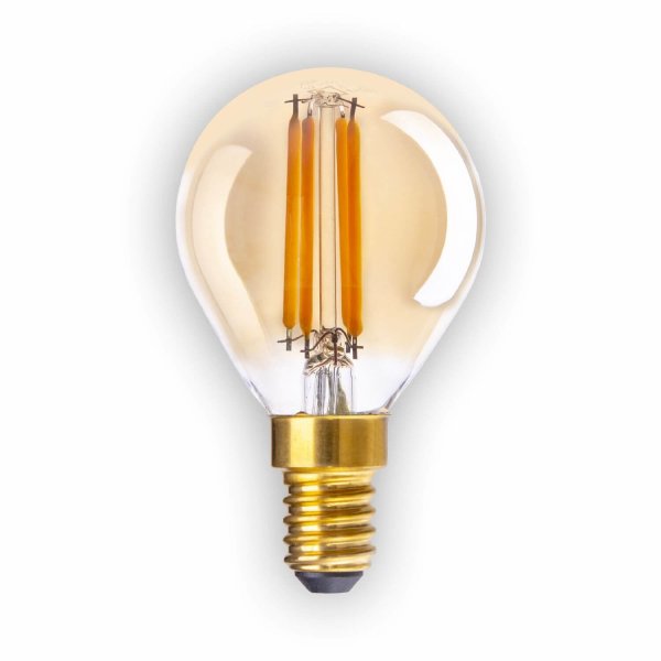 Näve E27 Leuchtmittel LED LAMPE Ø12,5cm amber dimmbar 41304 Warmweiss