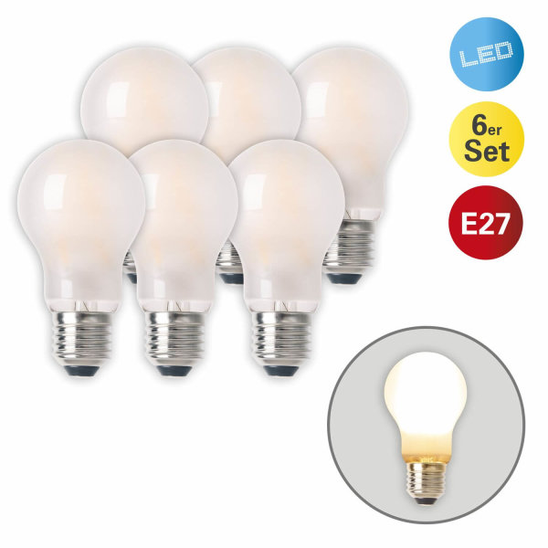 Näve LED LED Ø5,5cm 41 8,3W Warmweiss weiß 6er-Set LAMPE Leuchtmittel